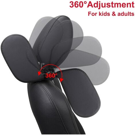 2 Cuscini Poggiatesta Auto In Memory Foam - Ortopedici Per Collo E Spalle - Nero E Regolabili - Foto 9