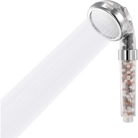 Soffione doccia filtrato con doccetta, soffione doccia ad alta