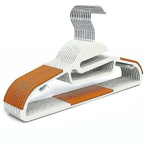 50 Grucce Appendini In Plastica Con Design A S E Gomma Antiscivolo – Perfette Per Camicie, Pantaloni E Accessori