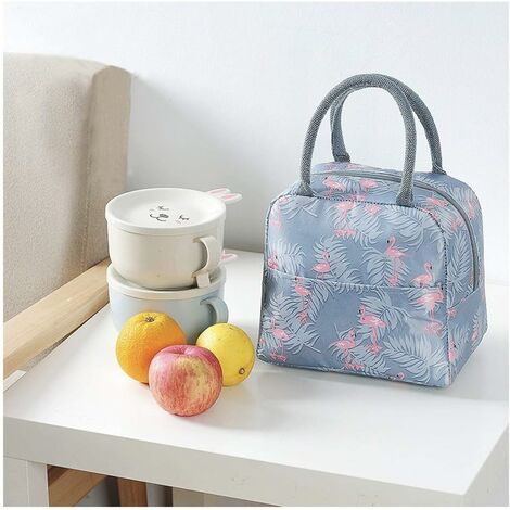 Borsa Termica Per Pranzo E Picnic | Impermeabile, Isolante, Pieghevole | 20x8x25 Cm, Chiusura Lampo
