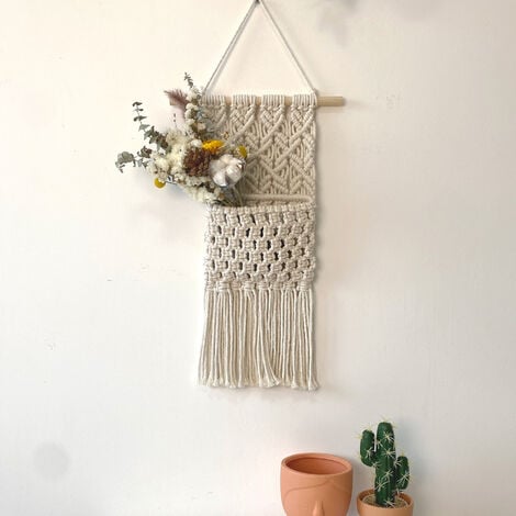 Arazzo Etnico Con Elefante - Decorazione Parete Cotone 94x35cm, Stile Indiano