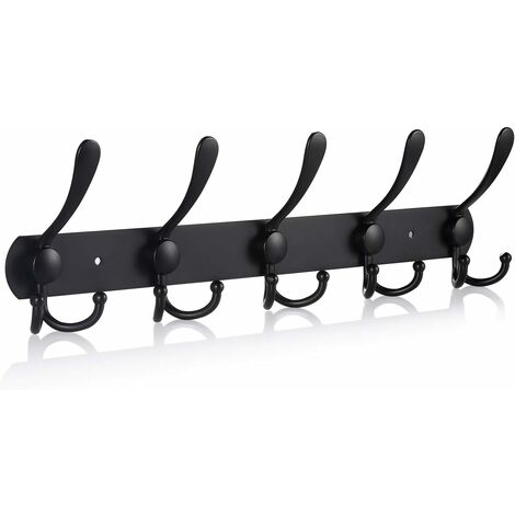 Appendiabi da parete in noce nera Appendiabi in legno