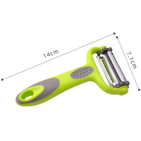HJUGHPN Pelapatate multifunzione da cucina per frutta e verdura (rosso