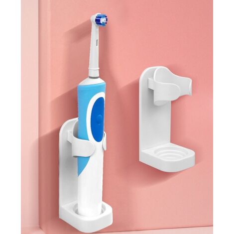 Porta spazzolino elettrico, set di 2 porta spazzolino elettrico, porta  spazzolino elettrico a parete adesivo forte
