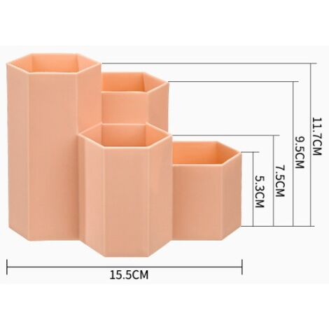 Scatole per mate in plastica trasparente di grande capacà da 2 pezzi, organizer portatile per montaggio a tensione per pastelli ad olio, pastelli