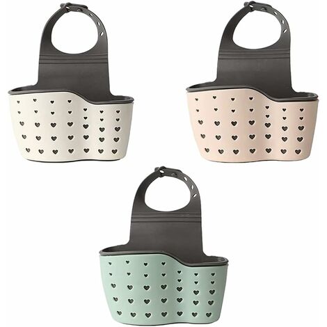 3 Organizer Da Parete In Cotone Con Tasche – Motivi Balena, Orso Polare, Albero 58x20 Cm