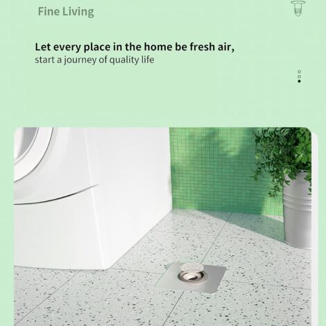 Set Di 50 Adesivi Usa E Getta, Filtro Raccogli Capelli Per Doccia - Foto 10