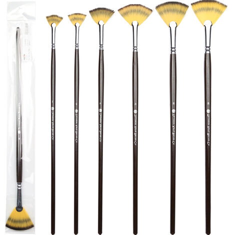 Set 20 Pennelli Gommapiuma Kurtzy - Due Dimensioni, Manico Legno, Per Acrilici, Oli E Acquerelli - Foto 3