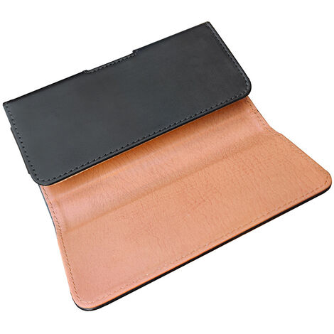 Fondina Porta Cellulare Cintura In Pelle, Marsupio Cellulari Uomo Pelle, Orizzontale Custodia Clip Da Cintura Per Carte Sacchetto Cellulare Borsello