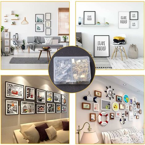 30 .5M Ganci Per Appendere Quadri Kit Pesanti Gancio Fotografico - Foto 3