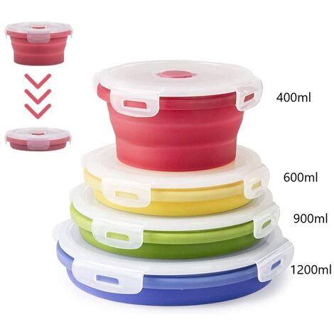 2 Coperchi Microonde Pieghevoli 10.5 Pollici - In Silicone Con Prese Aria Per Alimenti