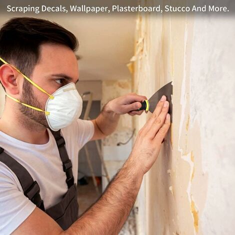 Set 5 Raschietti In Acciaio Inox - Per Rimuovere Vernice, Carta Da Parati E Stucco | Spatole Professionali - Foto 8