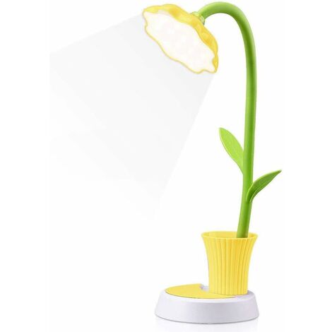 Lampada da tavolo per bambini - Lampada da tavolo ricaricabile creativa LED  Protezione degli occhi Lampada da tavolo con sensore tattile Lampada da  comodino dimmerabile con corpo penna 1pc (Giallo, 10