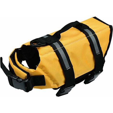 Giubbotto Salvagente Per Cani Impermeabile Con Maniglia - Regolabile, Chiusura Rapida, Per Piscina, Spiaggia, Barca