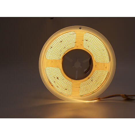GuoTonG - Striscia di luci a LED, impermeabile, tagliabile 300 SMD 2835, nastro flessibile da 6000 K, 12 V, 5 m, illuminazione armadietto da cucina, per esterni e interni
