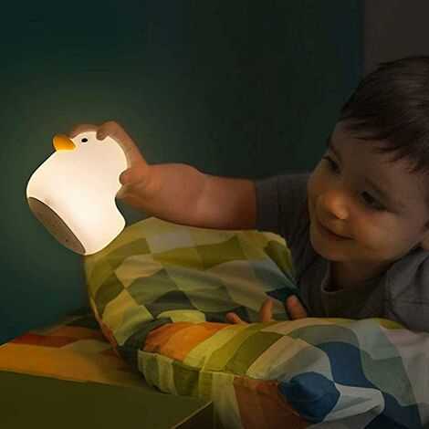 Lampada da scrivania in silicone per bambini con luce notturna a forma di