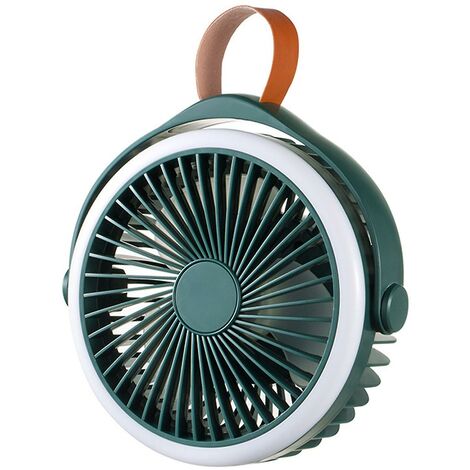 SALLOUS Ventilatore Da Campeggio Con Luce LED 40000 MAh - Ricaricabile, Telecomando, Gancio E Timer - 4