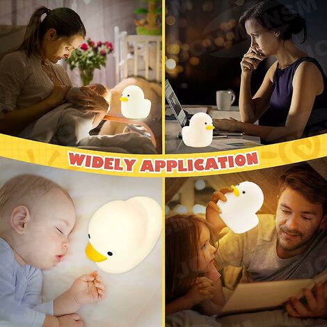 Luce Notturna A Forma Di Elefante In Silicone Per Alimenti – Dimmerabile 3 Livelli, Lampada Da Comodino Per Bambini, Regalo Simpatico - 2