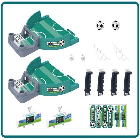 PATEMZON Calcio Balilla Bambini, Giochi Da Tavolo Calcio Balilla Gioco Di Calcio Da Interno Giochi Da Calcio Balilla Interattivo Con 4 Palline Adesivo Con Bandiera Nazionale Regalo Bambini 3 Anni - 5
