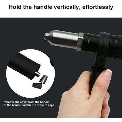 Kit Adattatore Per Dadi Rivetto Per Trapano - Set Con 7 Mandrini Per Dadi Da M3 A M10, Per Fai-Da-Te E Lavori Professionali