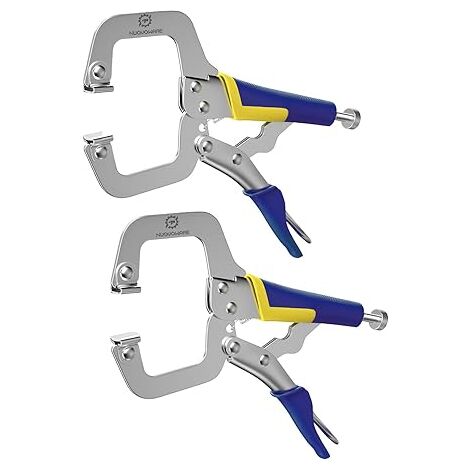 Set 4 Morsetti A C In Acciaio Inox - 47mm, Regolabili 25-42mm, Per Saldatura E Fai Da Te - Foto 2