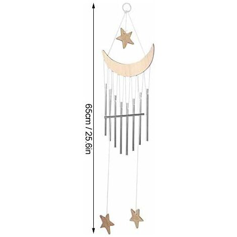 Hooshing Campane A Vento In Metallo Classico Con Pesce Portafortuna - Tono Profondo Per Giardino, Patio, Decorazione Esterna - 3