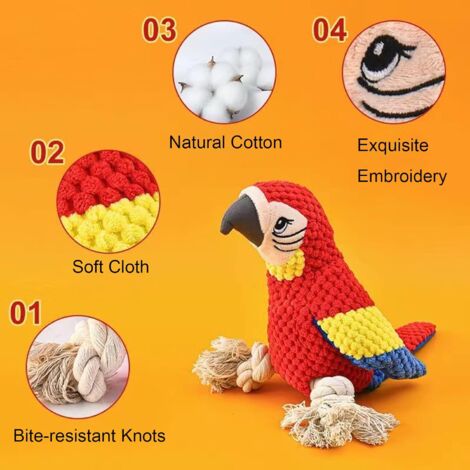 Giocattolo Cane Peluche Morbido Con Cigolio – Animali Bobble Testa, Lavabili, Piccola Taglia (15-35 Cm) – Scegli Tra 4 Animali - Foto 3
