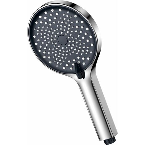 Soffione Doccia A Pioggia Nero 26x26cm YUANNY - Risparmio Idrico, 324 Ugelli Silicone, Tecnologia Air Energy - Foto 11