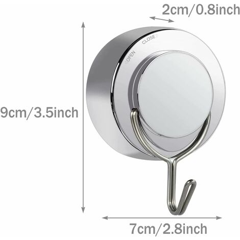 4 Ganci A Ventosa Forte 10KG - Porta Asciugamani Senza Foratura Per Bagno Doccia Cucina - Foto 7