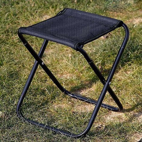 Sgabello Pieghevole Portatile In Alluminio - Leggero, Supporta 180 Lbs - Per Campeggio, Pesca, Viaggi - Tessuto Oxford