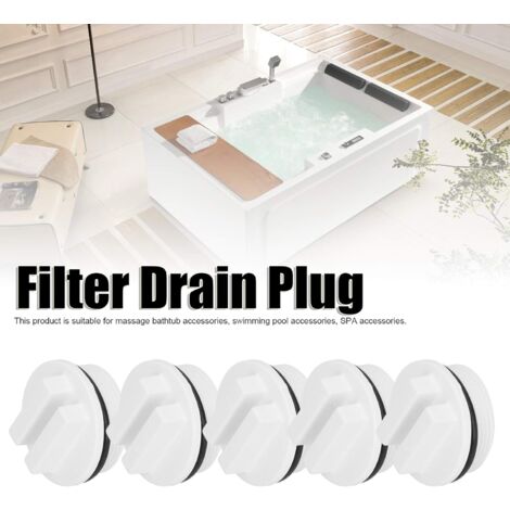 Tappo In Gomma Per Piscina Da 4 Pezzi, Tappo In Gomma Da 38 Mm Per Linea Di Ritorno Piscina Piscina Fuori Terra 89209775