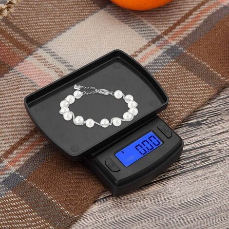Bilancia di Precisione 1000g/0.01g Portatile Bilance per Gioielli
