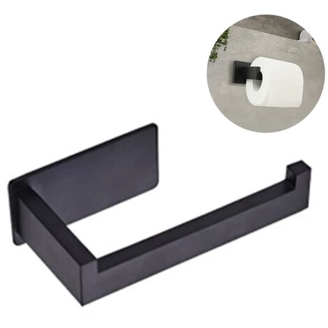 Porta Carta Igienica Senza Fori Autoadesivo - Acciaio Inossidabile Argento Per Bagno E Cucina - Foto 10