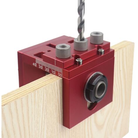 Kit Maschere Fori Tascabili 3in1 - Lega Alluminio, Per Lavorazione Legno - Foto 6