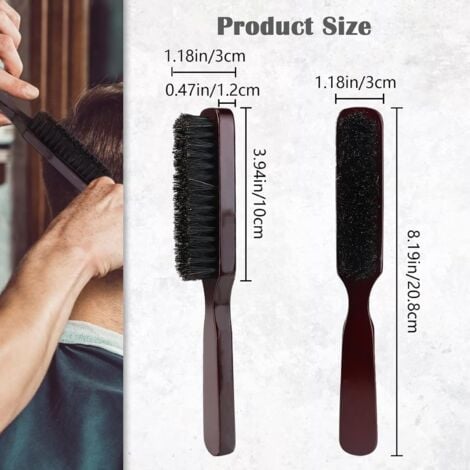 3 in 1 pettine per capelli multifunzionale spazzola per barba