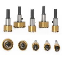 Set Seghe A Tazza Malaysia 5 Pezzi HSS4341 - Diametro 16-30mm Per Fori In Acciaio