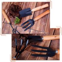 Set Da Giardinaggio Completo 16 Pezzi Con Tappetino Impermeabile 48x48 Cm – Attrezzi Per Piante Grasse, Trapianto E Bonsai, Ideale Per Casa E Terrazzo