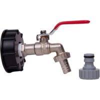 Adattatore per rubinetto per serbatoio IBC 1/2 pollice