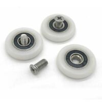 Set 8 Rotelle Porta Doccia - Diametro 23mm, Per Vetro, Con Molla E Tappi