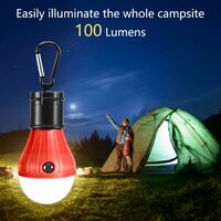 2 Lampade Da Campeggio LED SUBOOS - Con Base Magnetica E Gancio, 6 Batterie AA Incluse - Foto 10