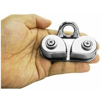 Taquets D’amarrage Acier Inoxydable 316 – Lot De 2, 20 Cm, Base Ouverte | Pour Yacht, Bateau, Quai, Fixation Cordage