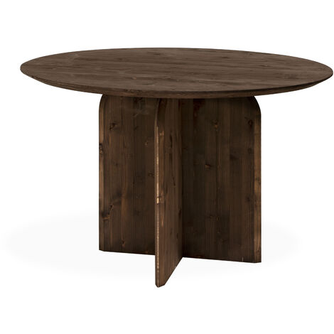 Table à manger ronde Bloom noyer