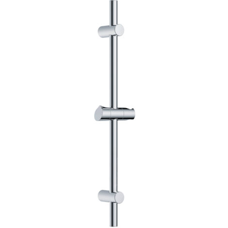 Todot – Barre de douche en acier inoxydable 70cm – Finition chromée résistante aux rayures – Support pivotant 360° – Fixations murales ajustables