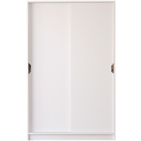 BERGEN Sliding Door White Wardrobe