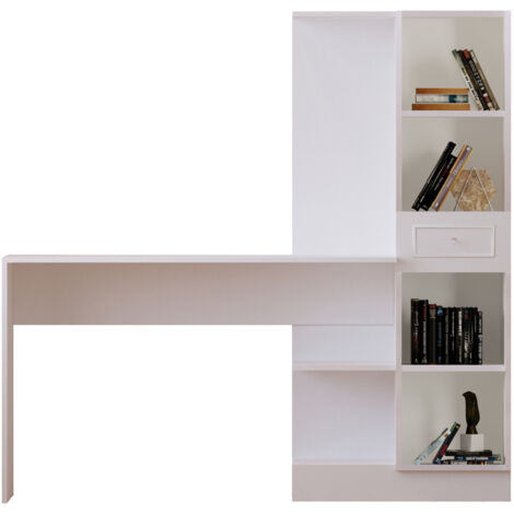 GISELLE White Storage Desk