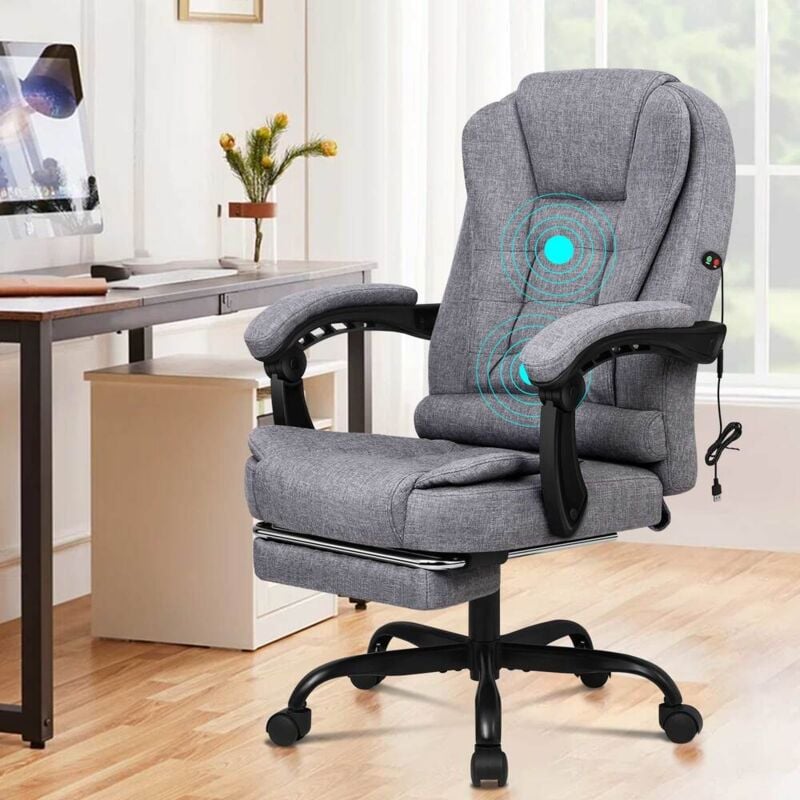 YODOLLA Heated Executive Office Chair with Massage Home Office