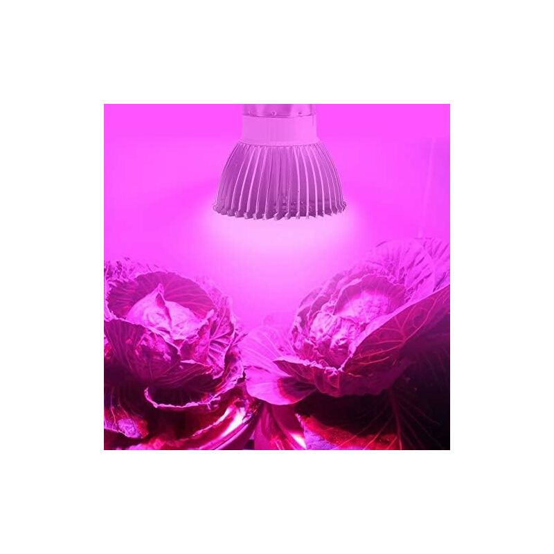 Lampe LED pour plantes / LED horticole vert 7Watt pour poterie