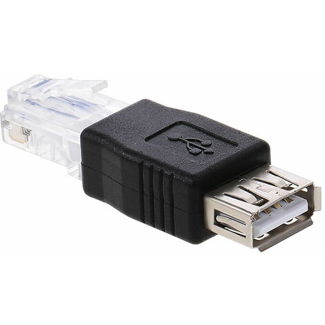 Convertisseur Adaptateur Ethernet USB Femelle RJ45 Mâle