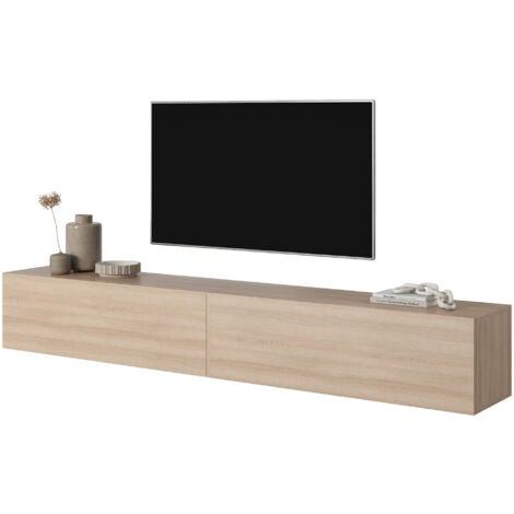 Selsey BISIRA - Meuble TV 200 cm - Chêne Linberg