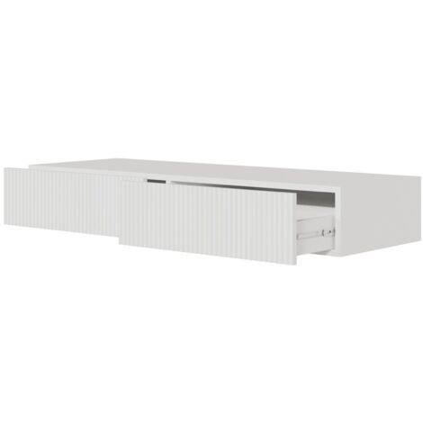Selsey VELDIO - Coiffeuse avec tiroir - 110 cm - suspendu - blanc
